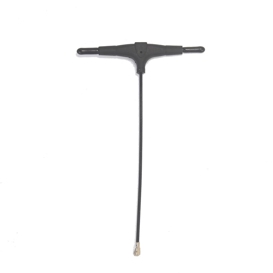 NeebRC 2,4G T-Typ Antenne mit IPEX 1 Anschluss in Schwarz für FPV Drohnen, TBS Crossfire, FrSky R9/R9MX und ELRS Nano EP1 Empfänger - Bild 2
