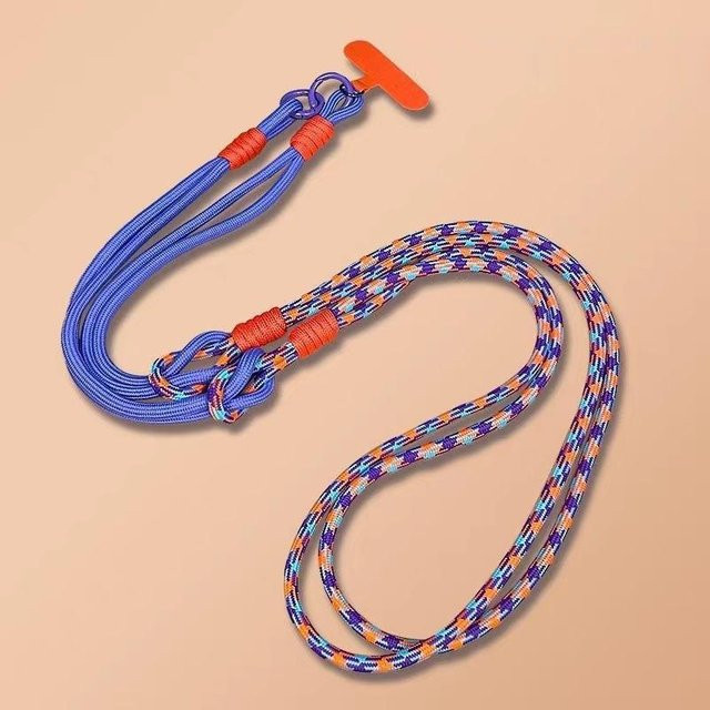 Multifunktionales verstellbares Handy-Lanyard Crossbody Nylon Telefon-Trageband SJGS08 in Blau - Bild 1