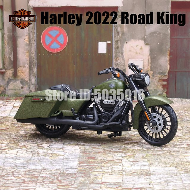Maisto Harley-Davidson Motorrad, 1:18, Modell, Legierung - Bild 1