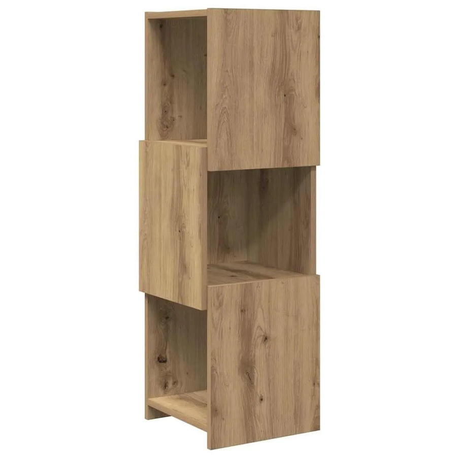 vidaXL Eckschrank Artisan-Eiche in Braun aus Holzwerkstoff, B/T/H: 30,5 x 30,5 x 95 cm - Bild 2
