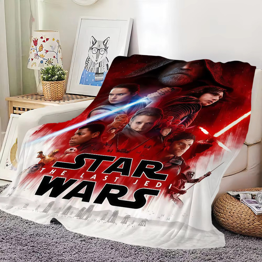 S-STAR Star Wars Decke, weiche Überwurfdecke für Bett, Sofa und Picknick, Mehrfarbig - Bild 2
