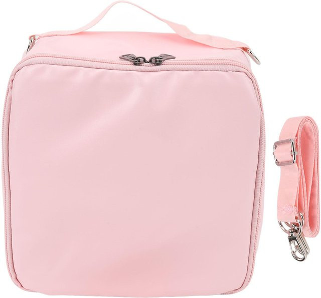 Isolierte Lunchtasche Koogeelife Bento-Tasche aus PU mit Schultergurt und Auslaufschutz in Weiß - Bild 1