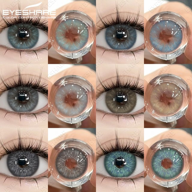 EYESHARE Kontaktlinsen, blau-grau, Unisex - Bild 1