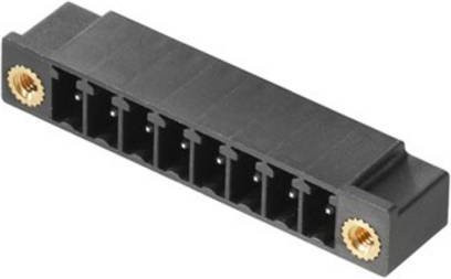 Weidmüller Stiftgehäuse-Platine BC/SC in Schwarz, 17 Polzahl, Rastermaß: 3.81 mm, 50 Stück - Bild 1