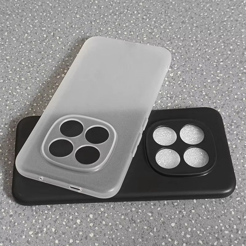 EUCAGR Weiche TPU-Handyhülle für Xiaomi POCO M8 Pro 5G und Poco M8, Matte Silikon Schutzhülle in Schwarz oder Weiß - Bild 2