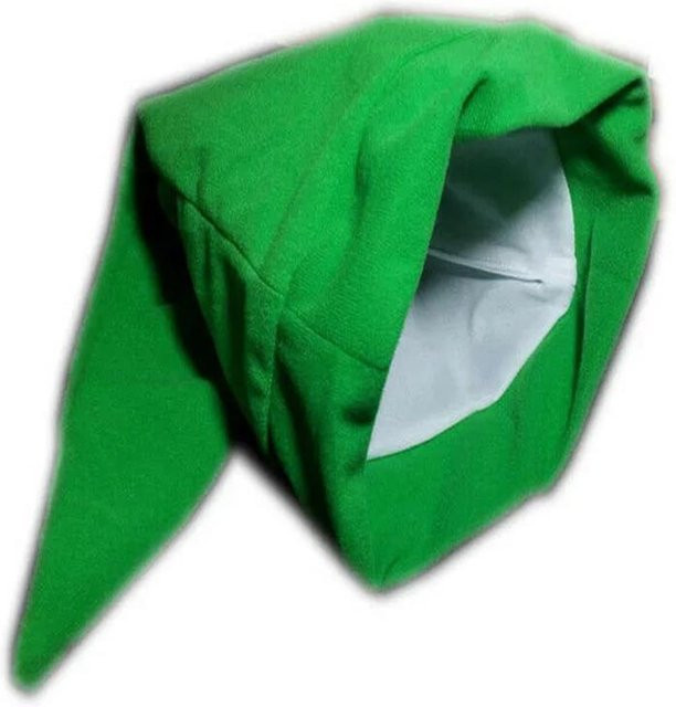 Fashnics The Legend of Zelda Link Cosplay-Hut, Plüschhut, Grün, Schwarz - Bild 1