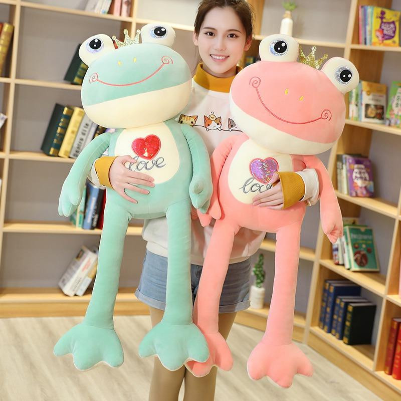 Kronenfrosch Stofftier Plüsch 50cm - Bild 1