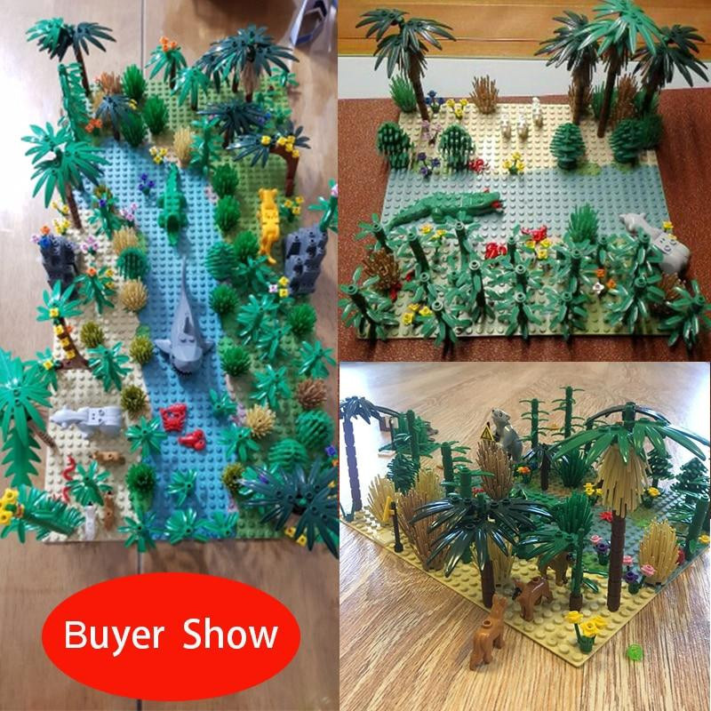 Yiran Toy Tropischer Regenwald Dschungel Grundplatten Bausteine 6-12 Jahre - Bild 3
