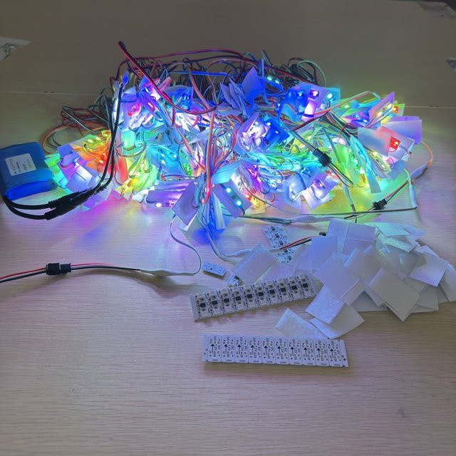 DDDZ RGB LED Set für aufblasbare Drachen in Weiß - Bild 1