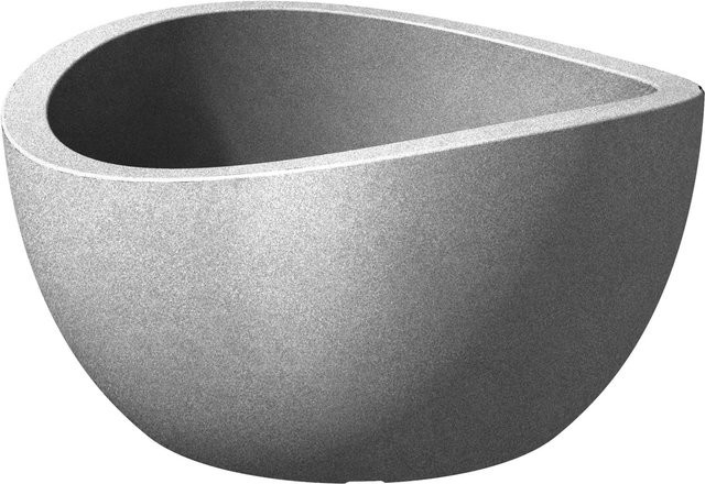 Scheurich Pflanzschale Wave Globe Bowl in Grau, Durchmesser: 39,3 cm, Höhe: 21 cm - Bild 1