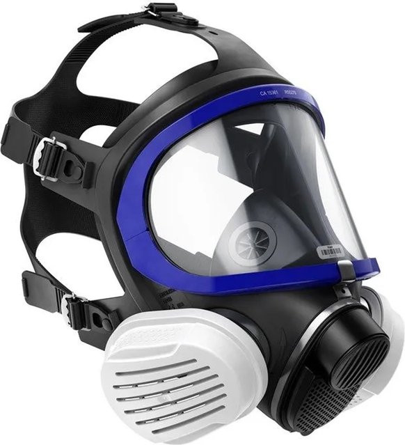 Dräger Atemschutz-Vollmaske X-plore 5500 Staubmaske mit Schutzstufe P3 in Schwarz - Bild 1