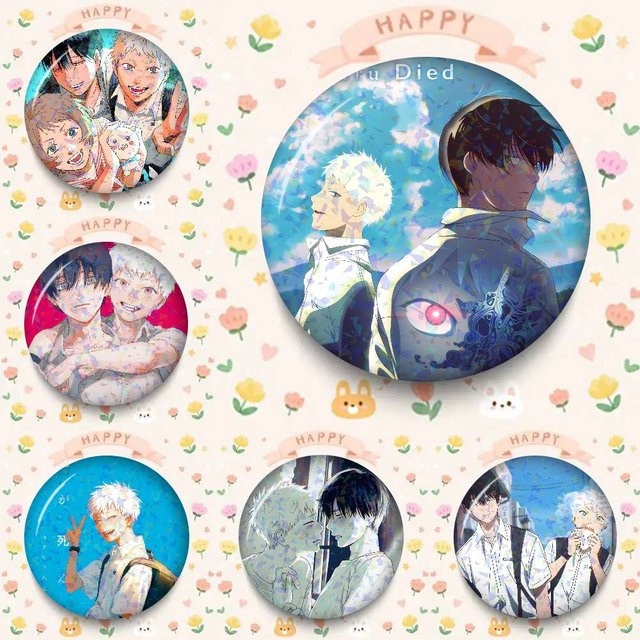 Kayou Anime The Summer Hikaru Died Runde Anstecknadel aus Metall in Multicolour - Bild 1