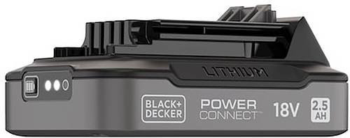 Black & Decker BDL2518S-XJ Werkzeug-Akku 18V 2,5Ah Li-Ion in Schwarz - Bild 1