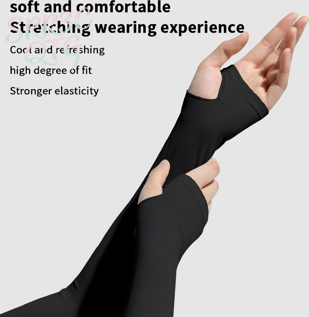 ESports Arm Sleeves kühlende Ärmel mit Daumenlöchern zur Schweißabsorption und Reibungsreduzierung - Bild 1