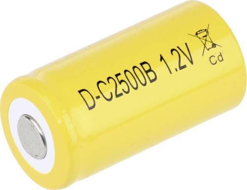 Mexcel Spezial-Akku Baby C NiCd 1.2V 2500 mAh in Gelb - Bild 1