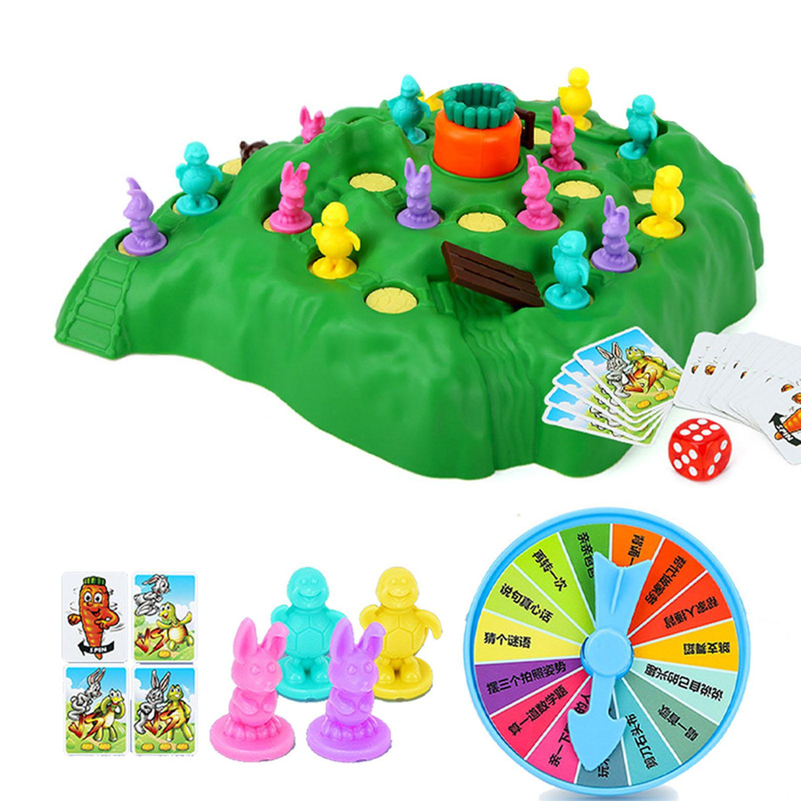 Wosawe Schildkröten-Hasenfalle Brettspiel Mehrspieler Bunt / Mehrfarbig - Bild 2