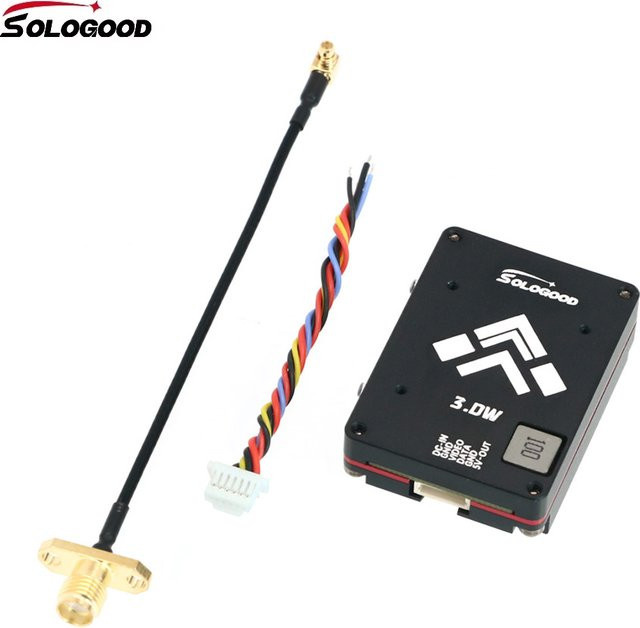 Sologood 5,8G 64CH Long Range VTX 3W FPV Sender, black - Bild 1