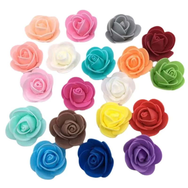 ZQCY Künstliche Schaumblumen in Herzform für Valentinstag und Hochzeit als Tischdekoration und DIY-Geschenk - Bild 2
