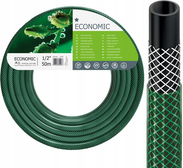 CellFast Economic Gartenschlauch 1/2-Zoll in Grün, 50 m - Bild 1