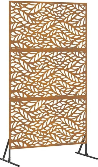 vidaXL Sichtschutz Paravent aus Stahl in Grau, B/T/H: 100 x 50 x 180 cm - Bild 1