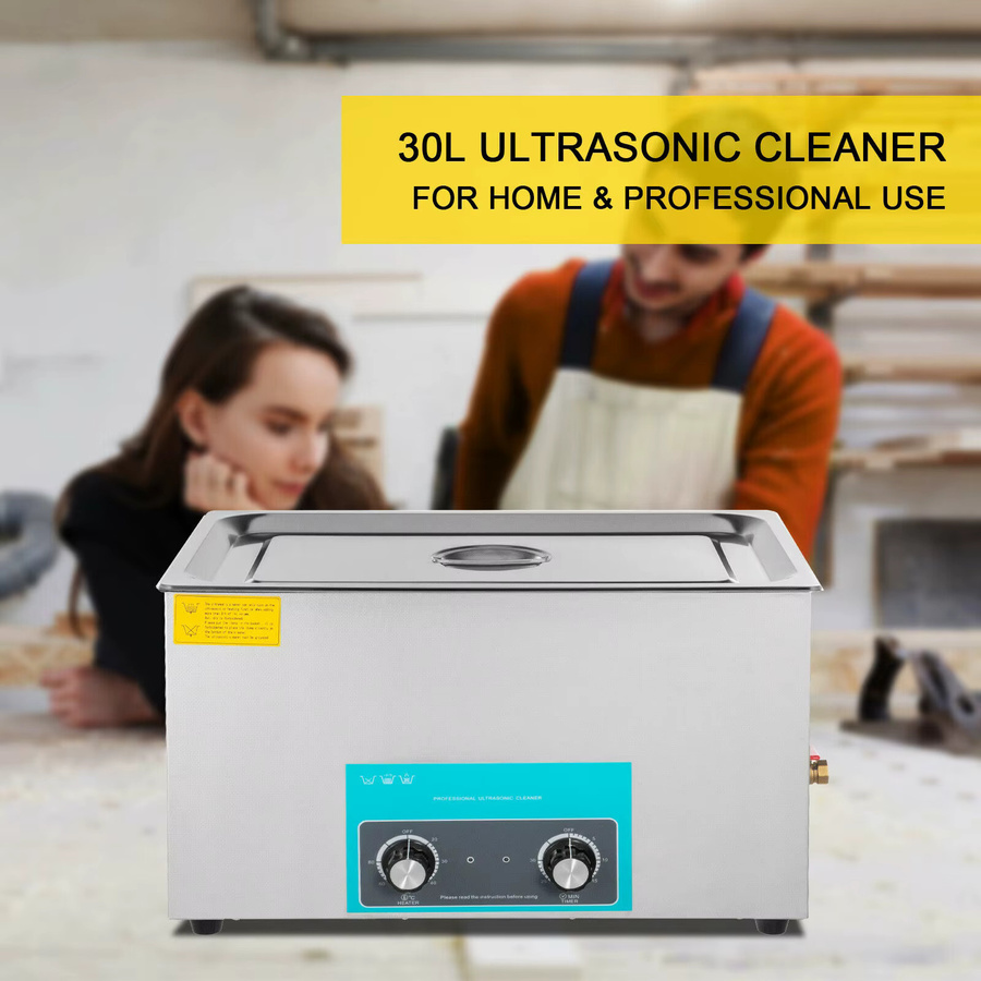SucceBuy Elektrischer Ultraschallreiniger in Silber aus Edelstahl für Home und Office - Bild 3