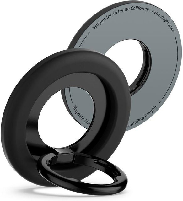 Spigen Nano Pop MagSafe Magnetischer Handy-Ring in Schwarz - Bild 1