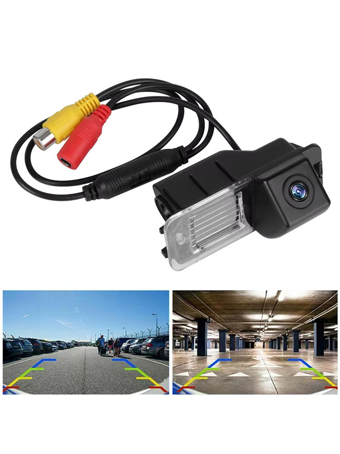 LEEPEE Rückfahrkamera mit 170 Grad Weitwinkel für VW Magotan 2011 2012 2013, DC 12 V, Schwarz - Bild 7