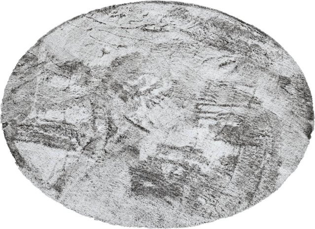Fellimitat Maya von POCO in Silberweiß, Durchmesser: 160 cm - Bild 1