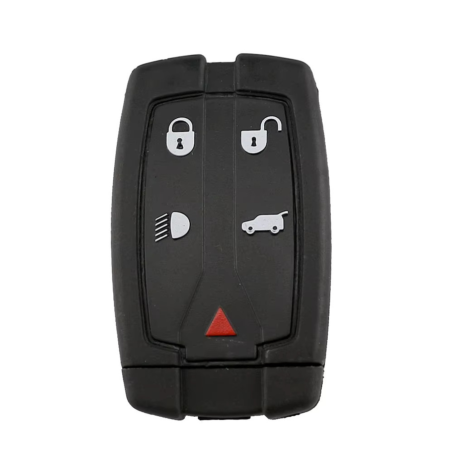 YIQIXIN Smart Remote Auto Schlüssel Karte Shell für Land Rover Freelander 2, Discovery Sport 2006-2012, 5 Tasten, Schwarz - Bild 2
