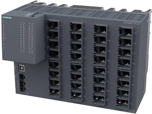 Siemens 6GK5332-0GA00-2AC2 Industrial Ethernet Switch 1 GbE Grau - Bild 1