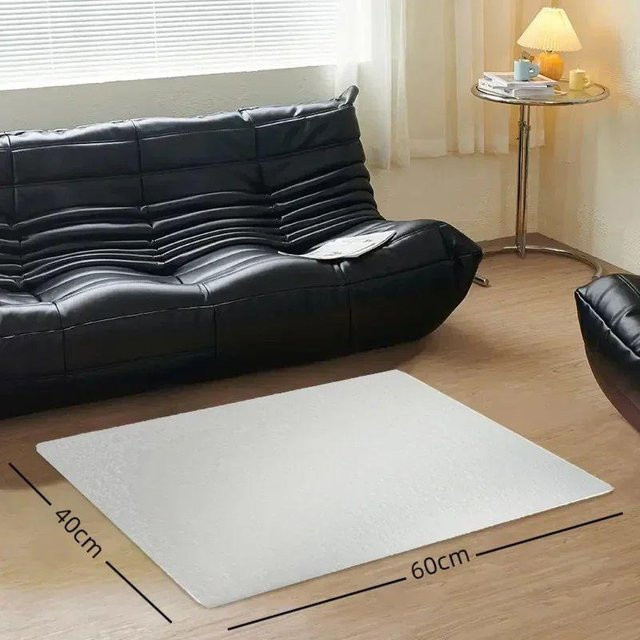 Lodestar Bereichsteppich Luxus Serie in Weiß, schmutzabweisende Fußmatte für Wohnzimmer, Schlafzimmer und Büro, B/T: 60 x 40 cm - Bild 1