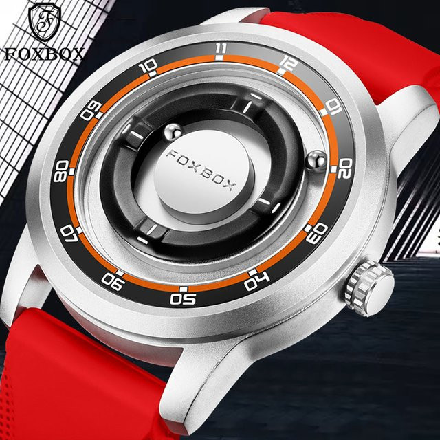 FOXBOX Armbanduhr Quarz, Silikon, Herren - Bild 1