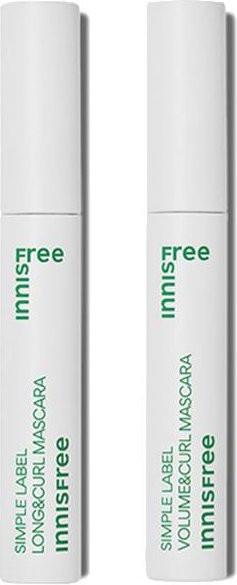 Innisfree Simple Label Mascara Volume & Curl + Long & Curl, 7,5 g - Bild 1