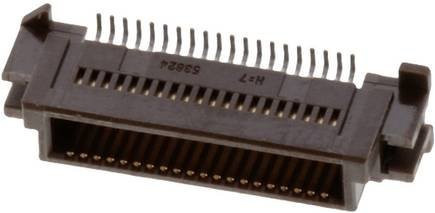 Molex Mezzanine-Steckverbinder Schwarz, 40 Polzahl, Rastermaß: 0,635 mm, 536250474 Tape on Full reel - Bild 1