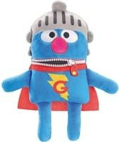 Sesamstraße Sorgenfresser Super-Grobi Kuscheltier Monster aus Plüsch in Blau von Schmidt Spiele - Bild 1