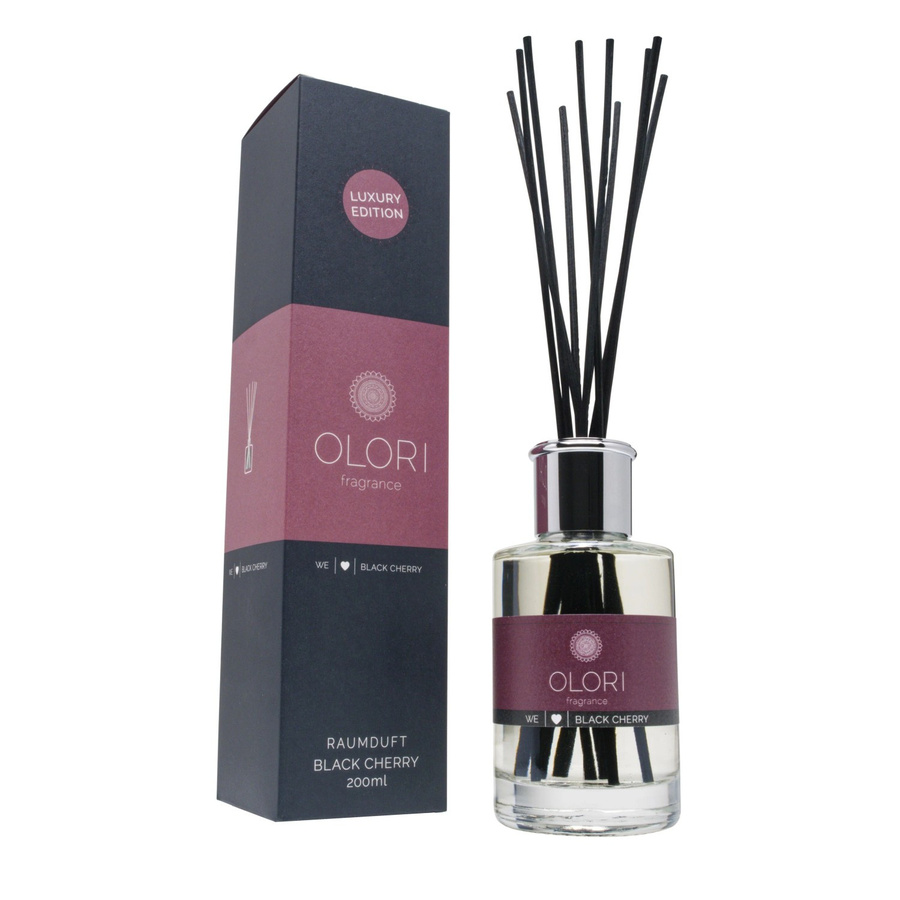 Olori Raumduft Black Cherry Reed Diffuser, fruchtig, 200 ml - Bild 2