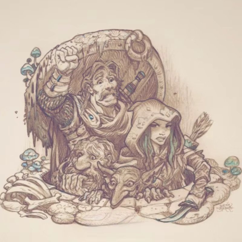 LISM Fantasy Zwerg, Modellbausatz, unmontiert und unbemalt - Bild 2