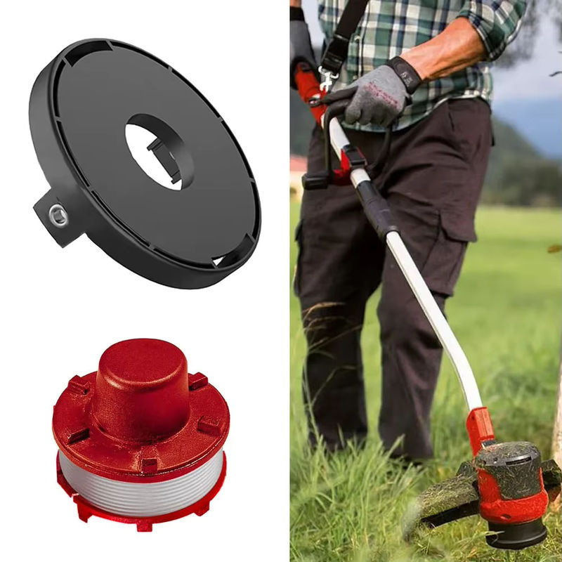 Einhell Ersatzset für Rasenmäher mit 2 Trimmerspulen, Schnur und Abdeckung passend für GE-CT 36/30 Li E SOLO, 36/255 BL und 18/200 - Bild 5