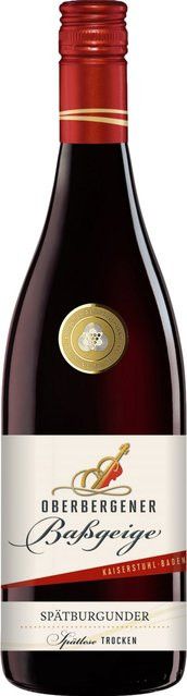 Oberbergener Baßgeige Rotwein Pinot Noir 2023 Baden, trocken, 0,75 l - Bild 1