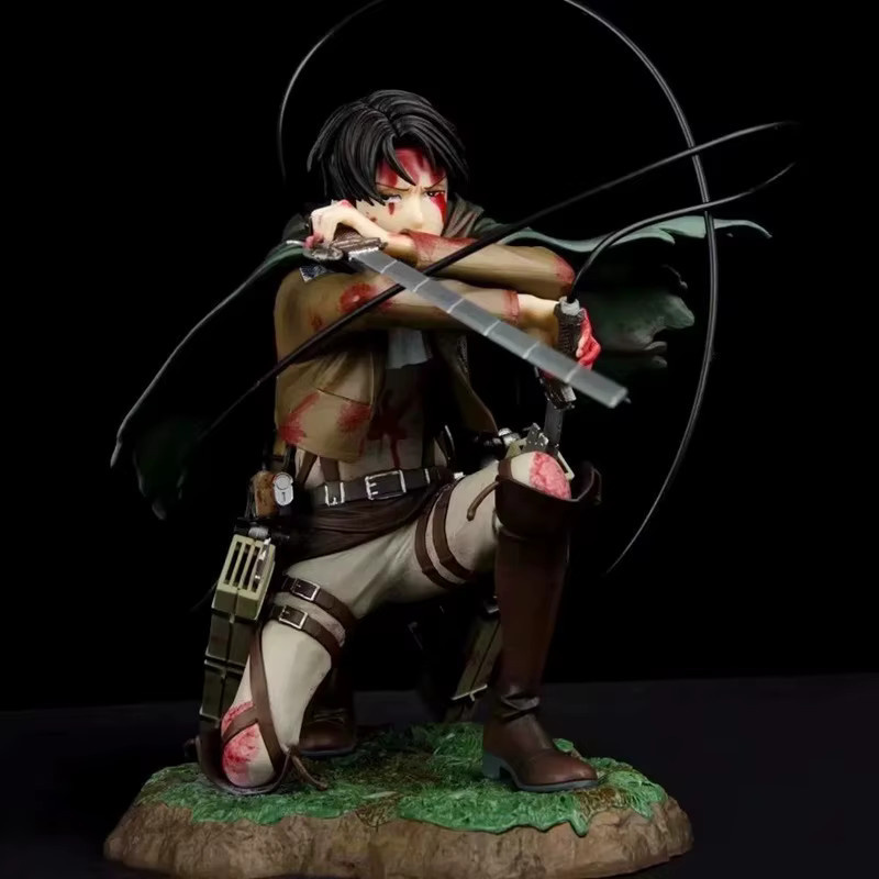 Bandai Attack On Titan Levi Ackerman Charaktermodell, 18 cm, Bunt - Bild 2