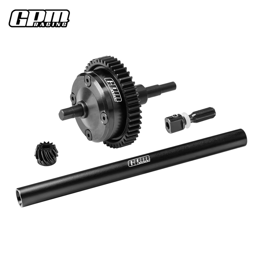 GPM Mini Maxx / Mini XRT 108076-1 Kohlenstoffstahl & 7075 Alloy Center Complete Diffs, Zubehör, Metall - Bild 2