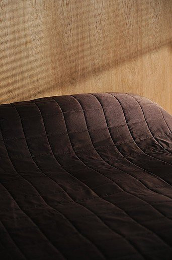 Jotex Tagesdecke Matilda Double gestreift braun B/B: 180 x 260 cm - Bild 1