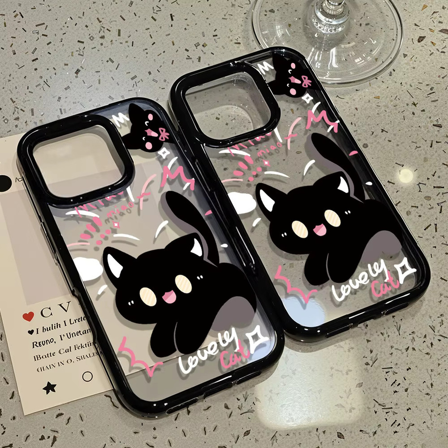 Luxus Katzen Motiv Handyhülle aus Acryl für dein Apple iPhone 17 Pro Max - Bild 4