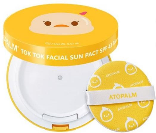 Atopalme Tok Tok Gesichtssonnen-Pact, Puder, LSF 43, 15g - Bild 1