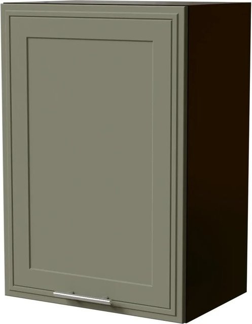 Feldmann-Wohnen Hängeschrank Salo in Lava und Reed Green Matt mit Kassettenoptik, B/T/H: 50 x 32,5 x 72 cm - Bild 1