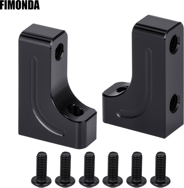 Axial Servohalterung aus Aluminiumlegierung, Metall, Schwarz, Zubehör - Bild 1