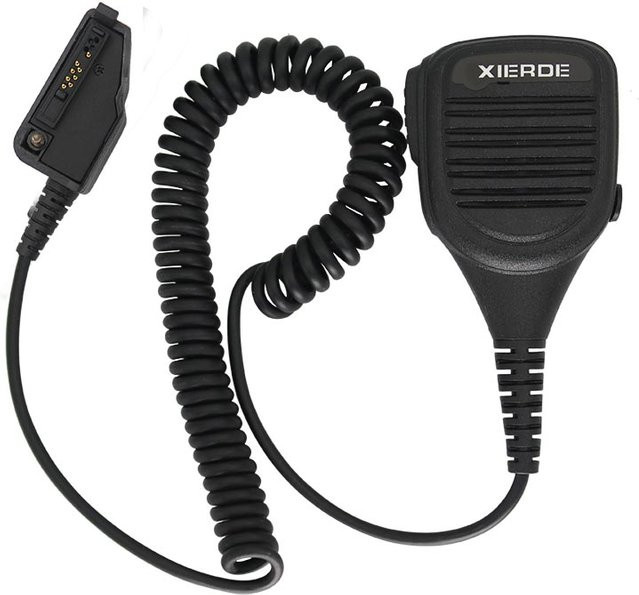 Kenwood Handmikrofon mit Lautsprecher in Schwarz für Walkie-Talkies NX200 NX300 NX410 TK2180 TK3180 TK2140 TK3140 TK380 TKD3188 - Bild 1
