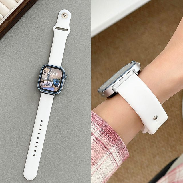 Uhrenarmband Silikon, Weiß, Unisex, für Huawei Watch FIT 3 - Bild 1