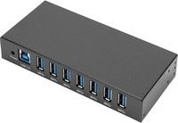 DIGITUS USB 3.0 Hub in Schwarz - Bild 1