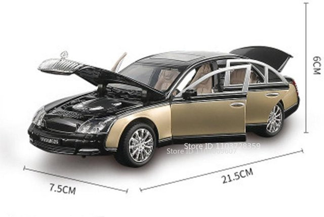 Linyi toy car S600 62S Automodell Miniaturspielzeug, 1:24, Metall, Licht und Sound, ab 14 Jahren - Bild 1
